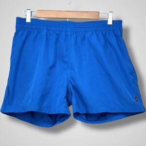 Ron Dorff Swim‎ Shorts Mens Large Blue Mesh Lined Drawstring